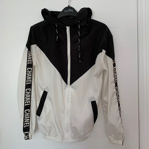 Chanel X NIKE inspired windbreaker